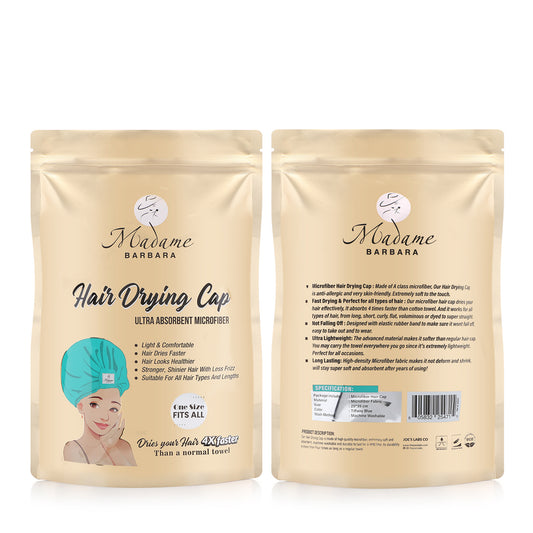 Hair Drying Cap - Microfiber Ultra- Tiffany Blue - Joe's Labs