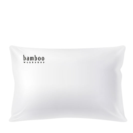 Organic Bamboo Pillowcase - 2 pcs - Mint Green & Off White - Joe's Labs