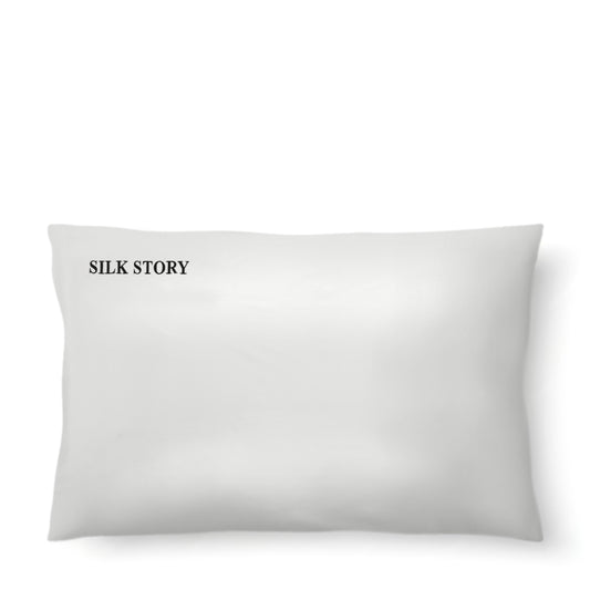 Luxurious Silk Pillowcase - Off-White & Black 22mm - Joe's Labs