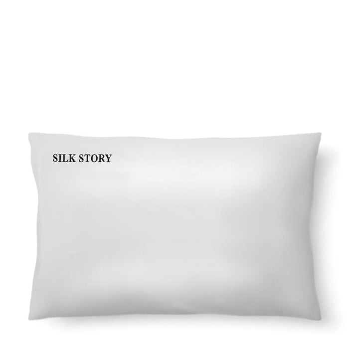 Luxurious Silk Pillowcase - Off-White & Black 22mm - Joe's Labs