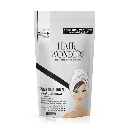 Turban Hair Towel 20x Faster - White - Joe's Labs