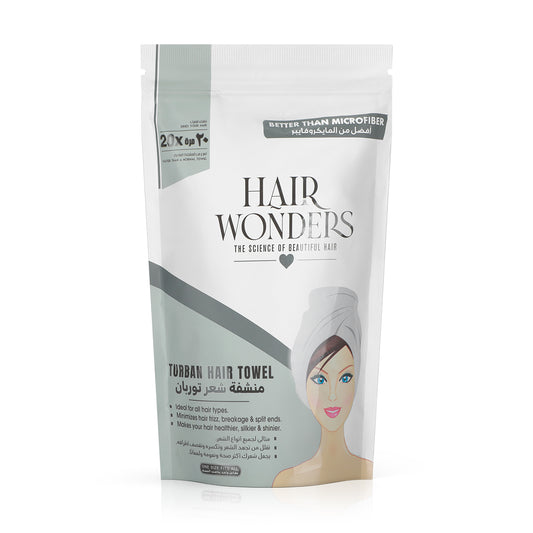 Turban Hair Towel (20x Faster) -Grey - Joe's Labs