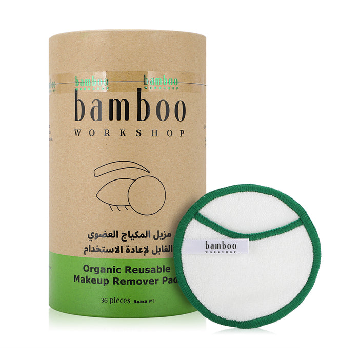Organic Reusable Makeup Remover Pads - 36 pcs - Grey - Joe's Labs