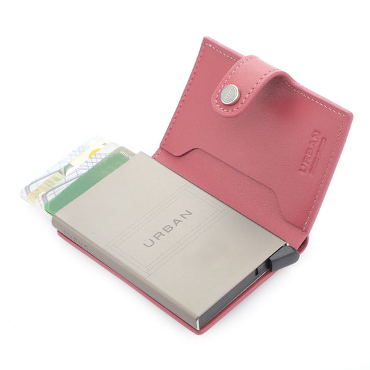 Slim Wallet and Card Holder - Satin Rose - Joe's Labs