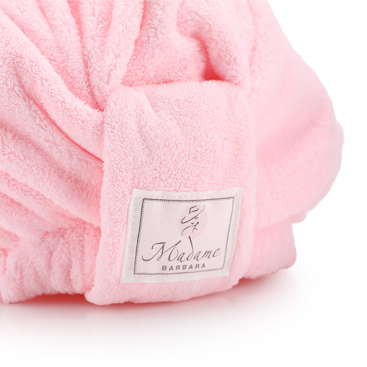 Hair Drying Microfiber Ultra Cap - Cotton Candy Pink - Joe's Labs