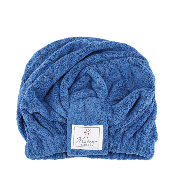 Hair Drying Microfiber Ultra Cap - Navy Blue - Joe's Labs