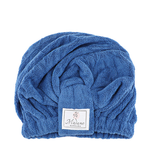 Hair Drying Microfiber Ultra Cap - Navy Blue - Joe's Labs