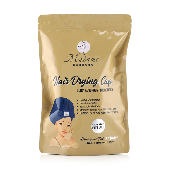 Hair Drying Microfiber Ultra Cap - Navy Blue - Joe's Labs