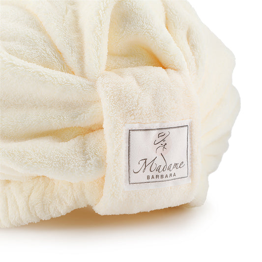 Hair Drying Microfiber Ultra Cap - Creamy Ivory - Joe's Labs