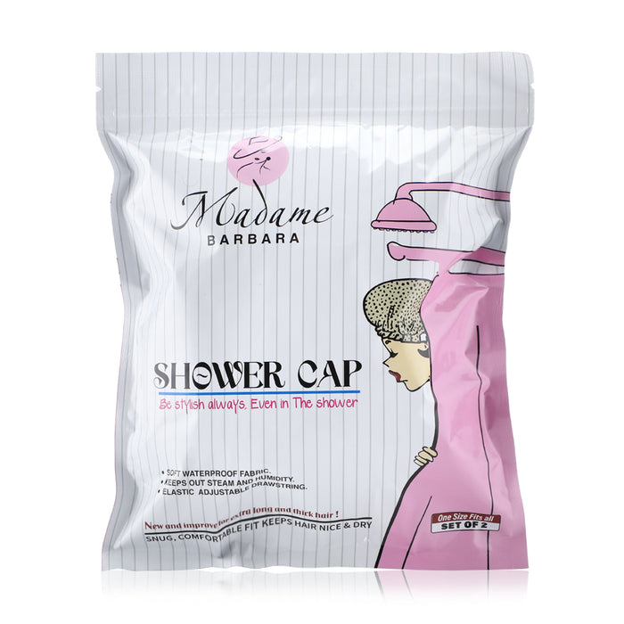 Shower Cap Set - Black & Leopard - Joe's Labs