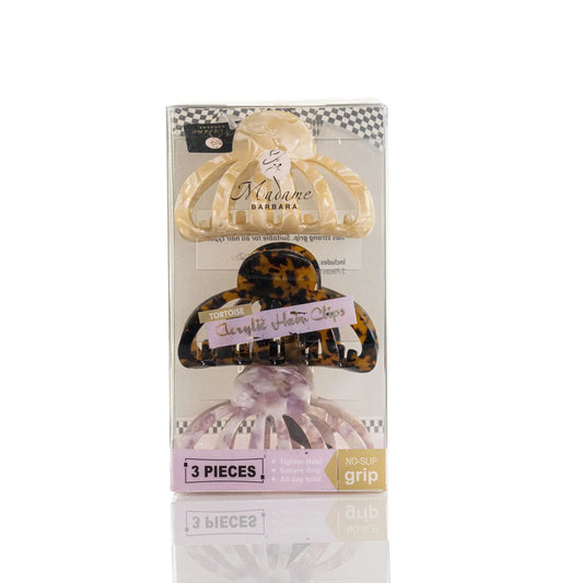Acrylic Hair Clips Tortoise - Joe's Labs