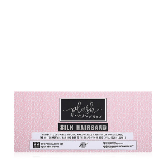 Silk Hairband Set - 2 pcs - Navy Blue & Dirty Pink - Joe's Labs