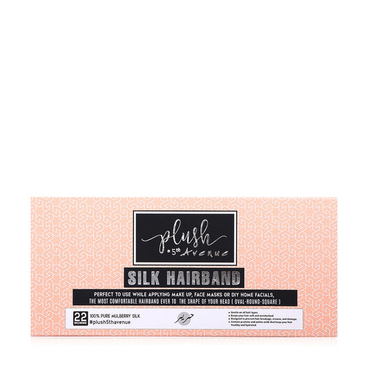 Silk Hairband Set - 2 pcs - Caramel & Ivory White - Joe's Labs