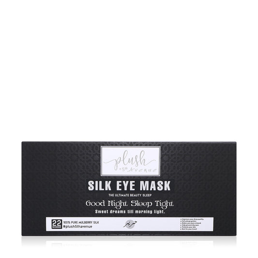 Silk Eye Mask - Black