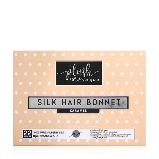 Silk Hair Bonnet - Caramel - Joe's Labs