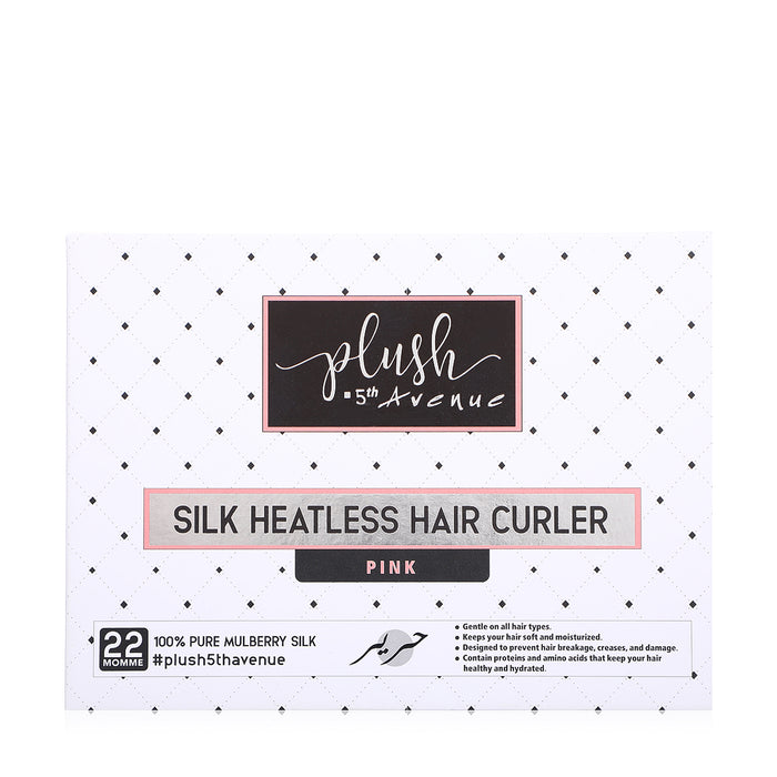 Silk Heatless Hair Curler - Pink - Joe's Labs