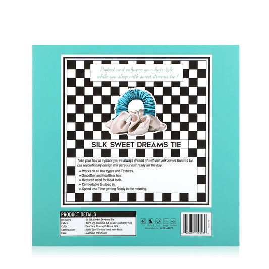 Silk Sweet Dreams Tie - Blue & Pink - Joe's Labs