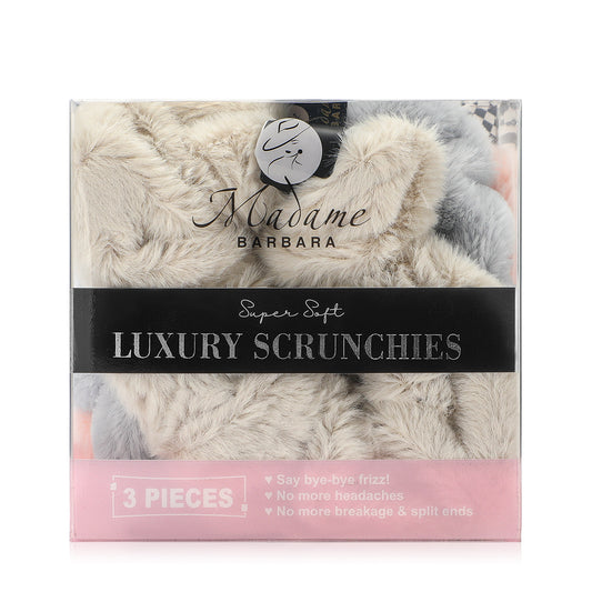 Super Soft Luxury Scrunchies Set - 3 pcs - Joe's Labs