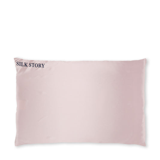 Luxurious Silk Pillowcase - Pink & Navy Blue - Joe's Labs