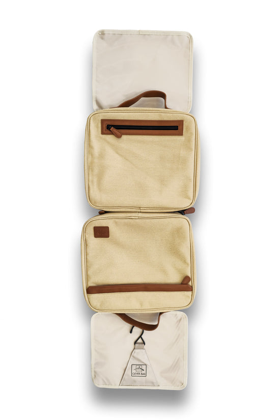 Hanging Toiletry Bag – Bamboo Canvas - Joe's Labs