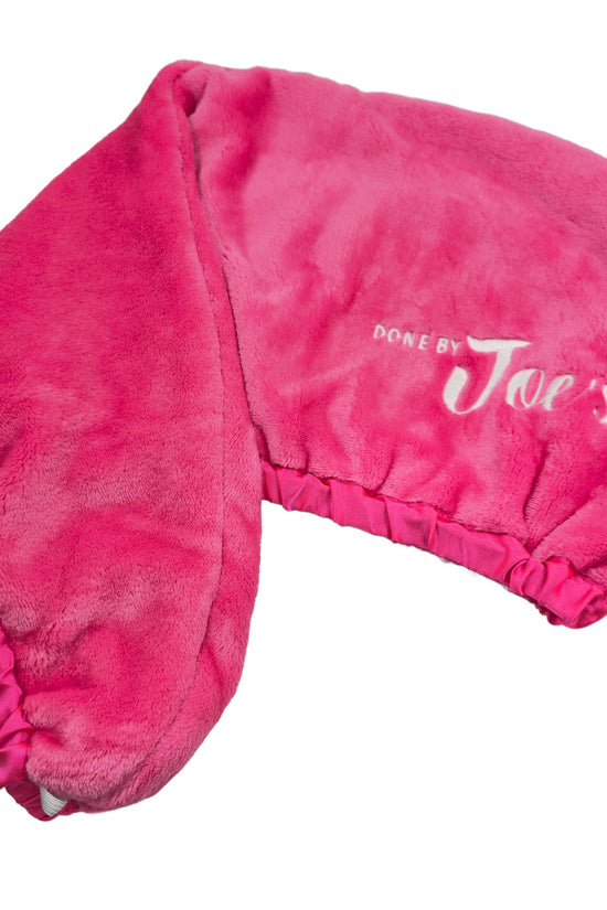 Satin Wrapped Microfiber Hair Towel - Barbie Edition - Joe's Labs