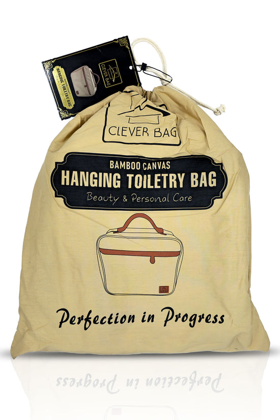 Hanging Toiletry Bag – Bamboo Canvas - Joe's Labs
