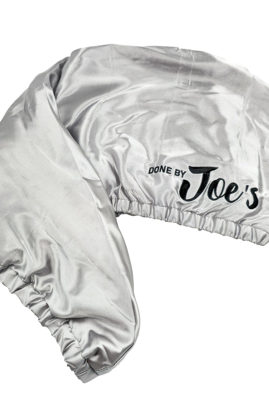 Satin Wrapped Microfiber Hair Towel - Grey - Joe's Labs