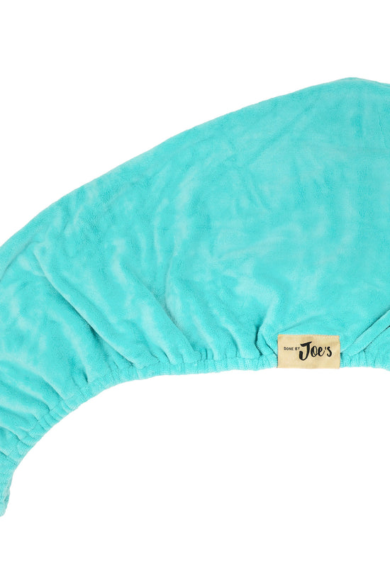 Hair  Towel & Satin Pillowcase Set -2 pcs Tiffany Blue - Joe's Labs