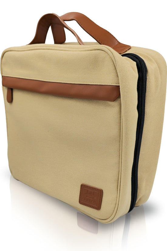 Hanging Toiletry Bag – Bamboo Canvas - Joe's Labs