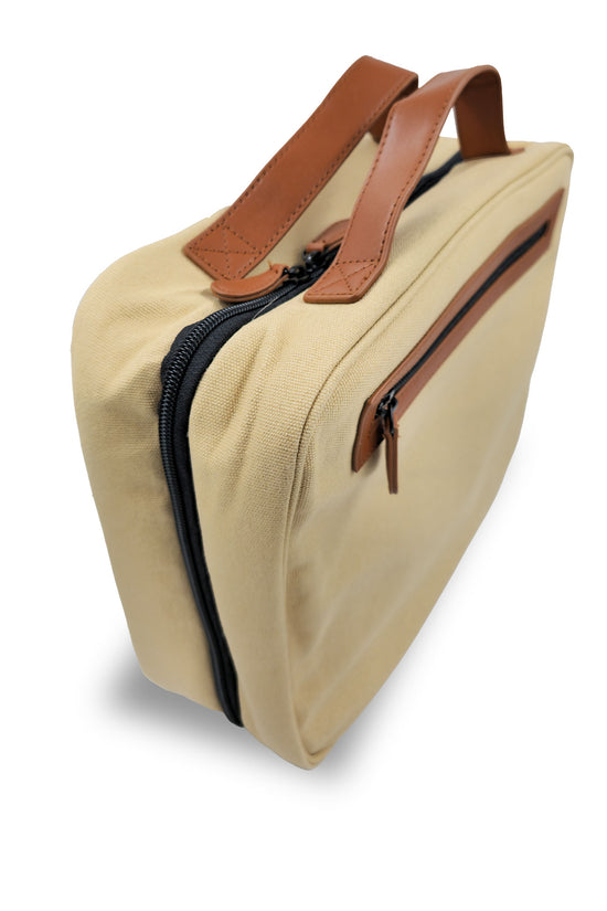 Hanging Toiletry Bag – Bamboo Canvas - Joe's Labs