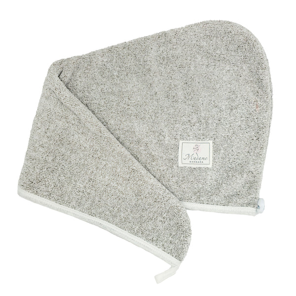 Organic Bamboo Hair Drying Towel - Grey - Joe's Labs