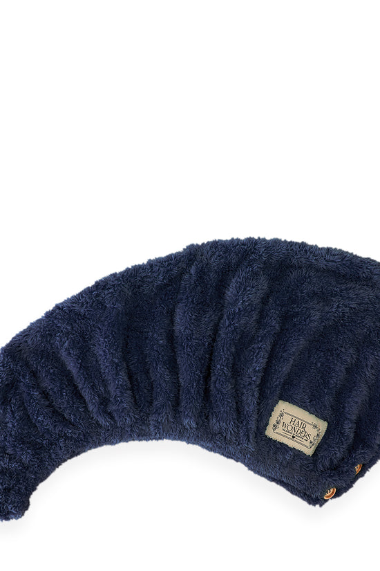 Turban Hair Towel (20x Faster) - Navy Blue - Joe's Labs