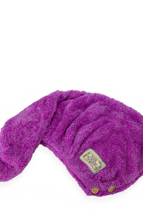 Turban Hair Towel (20x Faster) - Purple - Joe's Labs
