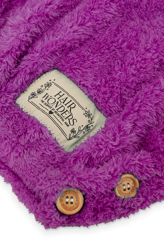 Turban Hair Towel (20x Faster) - Purple - Joe's Labs