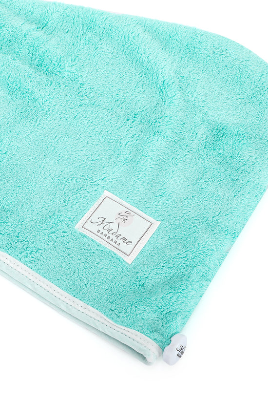 Hair Towel Microfiber 4X faster -Tiffany Blue - Joe's Labs