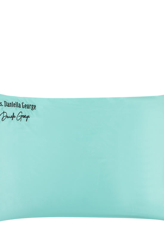 Luxury Satin Pillowcase - Dual Color (Tiffany Blue & Dark Blue) - Joe's Labs
