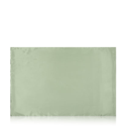 Hair Towel & Satin Pillow Case Set - 2 Pcs - Pistachio Green - Joe's Labs