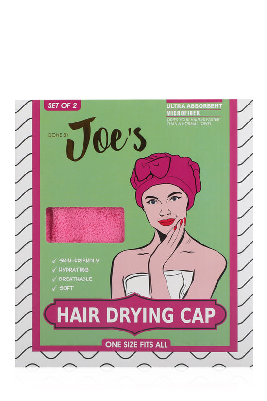 Hair Drying Caps - Pink & Green - 2 Pcs - Joe's Labs