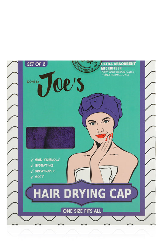 Hair Drying Caps - Tiffany Blue & Purple - 2 Pcs - Joe's Labs