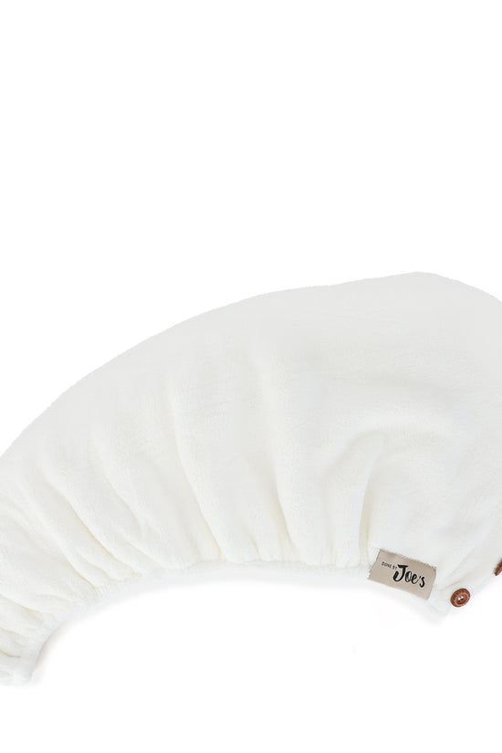 Ultra Absorbent Microfiber Hair Towel - Navy Blue & Ivory - Joe's Labs