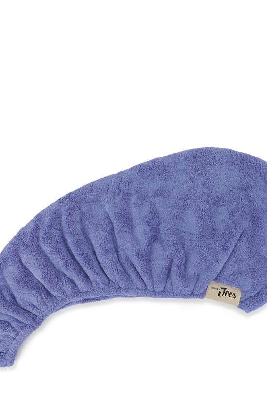 Ultra Absorbent Microfiber Hair Towel - Royal Blue & Grey - Joe's Labs