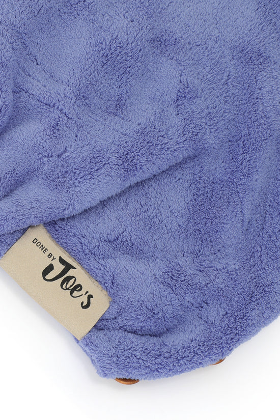 Ultra Absorbent Microfiber Hair Towel - Royal Blue & Grey - Joe's Labs