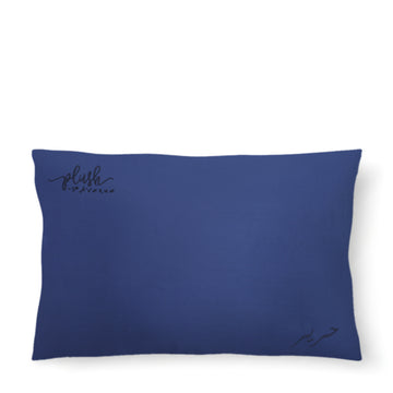 Queen Size Silk Pillowcase - Navy Blue
