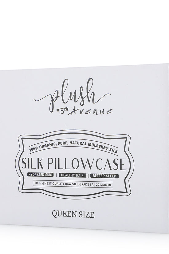 Queen Size Silk Pillowcase - Ivory White - Joe's Labs