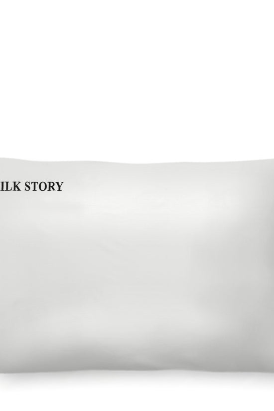 Luxurious Silk Pillowcase - Off-White & Black 22mm - Joe's Labs