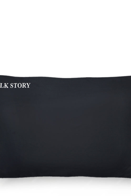 Luxurious Silk Pillowcase - Off-White & Black 22mm - Joe's Labs