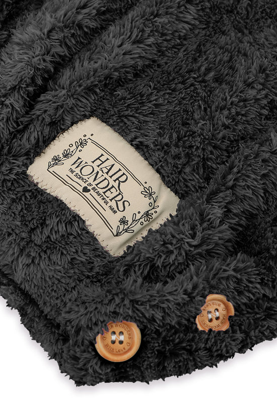 Turban Hair Towel 20x Faster - Black - Joe's Labs