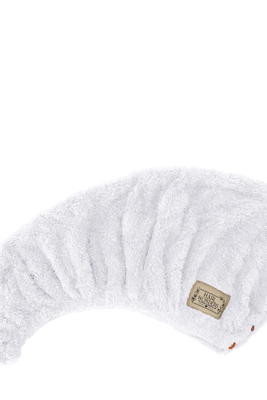 Turban Hair Towel 20x Faster - White - Joe's Labs