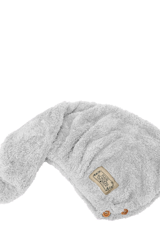 Turban Hair Towel (20x Faster) -Grey - Joe's Labs