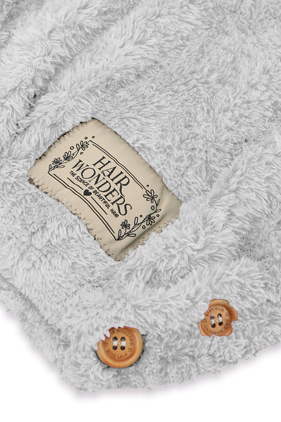 Turban Hair Towel (20x Faster) -Grey - Joe's Labs